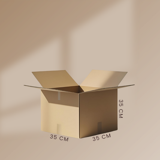35X35X35 KOTAK PACKING SINGLE WALL (M125X3)