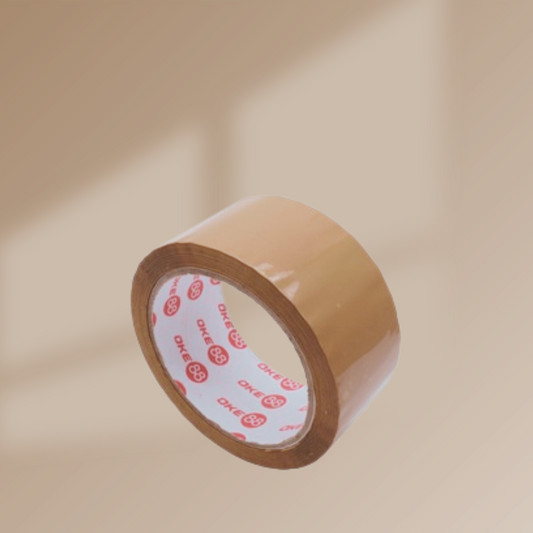 Lakban Coklat 2 Inch 90 Yard - 1 Dus (72 Pcs)